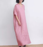 Summer Women's Linen Loose Long Dress/9985