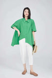 Loose Casual Summer Women Cotton Tops/1707