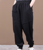 Summer  Wide Leg Women Casual Pants Elastic Waist WG05131