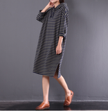 Hooded Autumn Women Dresses Casual Cotton Women Dresses WG97215