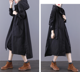 Parka A-line Long Women Casual Hooded Plus Size Coat Jacket JT200931