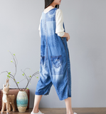 Denim Summer Denim Overall Loose Women Jumpsuits