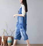 Denim Summer Denim Overall Loose Women Jumpsuits