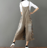 Denim Loose Casual Summer Denim Overall Loose Women Jumpsuits