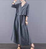 Loose Plus Size Dress Knit Women Autumn Spring Fashion Long Sleeve Dresses JT200951