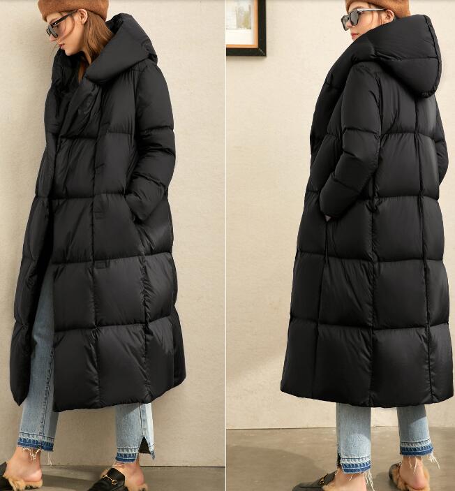 Cocoon Women Long Winter Puffer Coat Thick Coat Warm Down Coat 2661 –  SimpleLinenLife