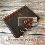 Personalized Leather iPad 12.9 Padfolio, Notebook Holde, Folder Organizer Briefcase, Gift for him/9774