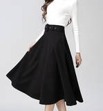 Women's Skirts Winter Wool Skirt  XYN98409